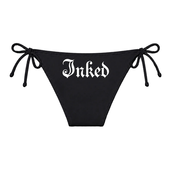 LOGOBIKINI/ロゴプリントビキニ BLACK【クリアポーチ付き】 LOGOBIKINI/ロゴプリントビキニ BLACK【クリアポーチ付き】 Women's