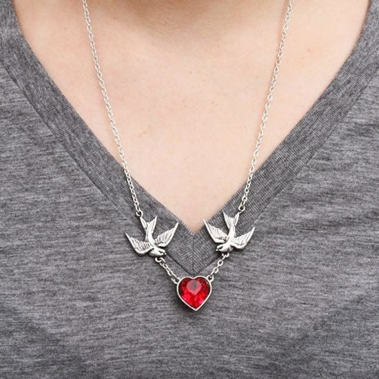 &quot;Swallow Heart&quot; Necklace by Alchemy of England - InkedShop - 2