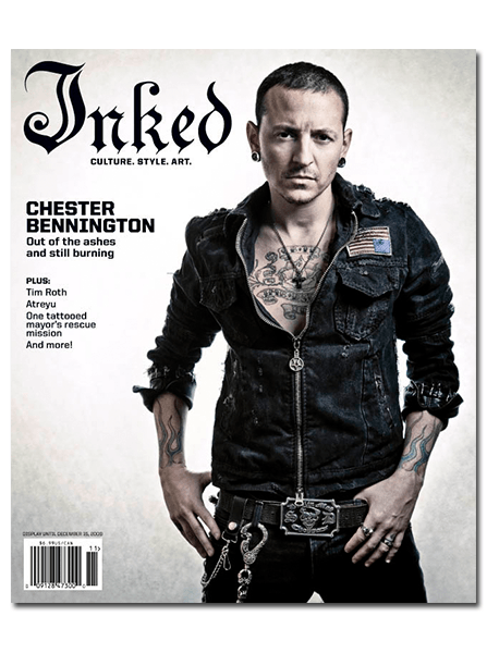 Inked Magazine: Chester Bennington - November 2009 - InkedShop - 1