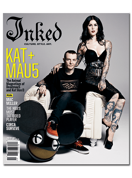 Inked Magazine: Kat &amp; MAU5 - January 2013 - InkedShop - 1