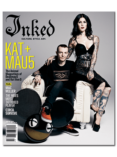 Inked Magazine: Kat &amp; MAU5 - January 2013 - InkedShop - 2