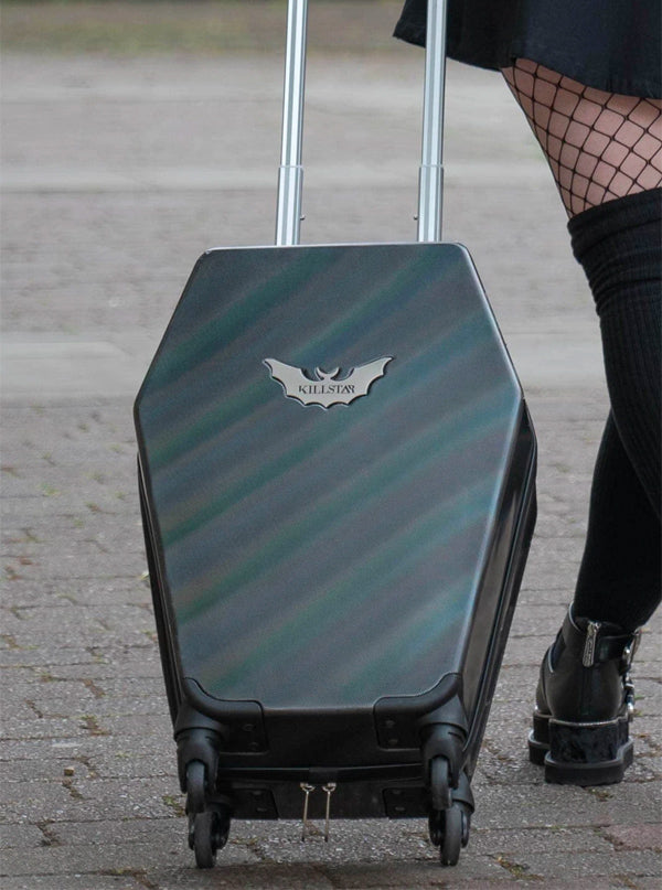 Casket Carry Case by Killstar | Coffin Suitcase on Wheels - Inked Shop