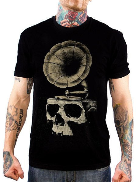 Men&#39;s &quot;Songs of The Past&quot; Tee by Skygraphx (Black) - www.inkedshop.com