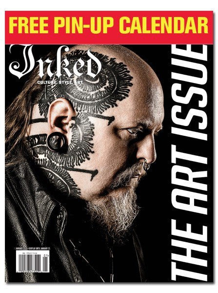 Inked Magazine: The Art Issue Featuring Paul Booth - January 2016 - www.inkedshop.com