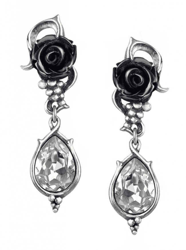 &quot;Bacchanal Rose&quot; Earrings by Alchemy of England - www.inkedshop.com