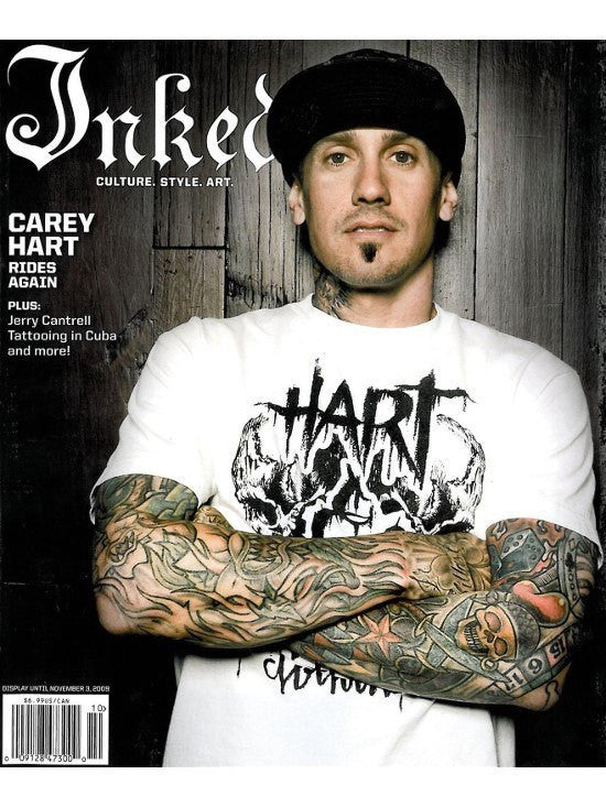 Inked Magazine: Carey Hart - October 2009 - www.inkedshop.com