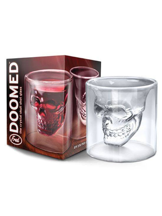 &quot;Doomed Skull&quot; Shot Glass - www.inkedshop.com