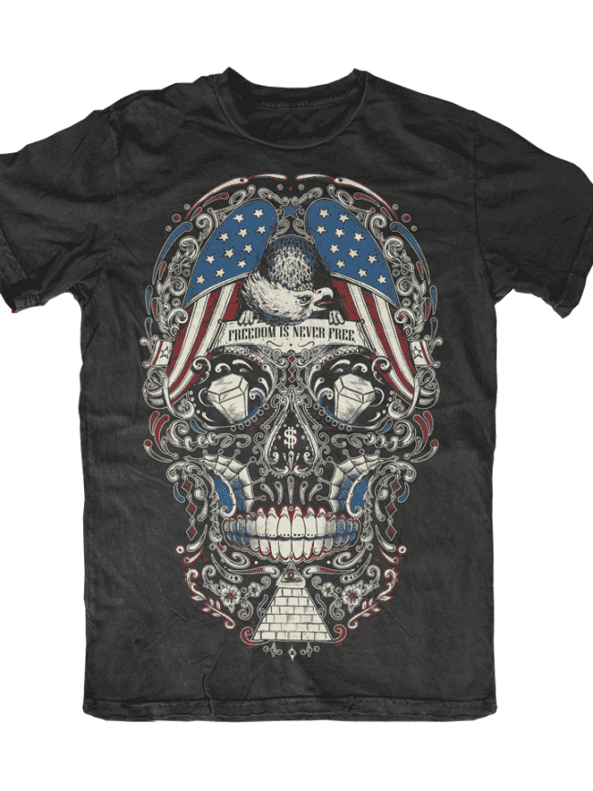 Men&#39;s &quot;Free For The Dead&quot; Tee by Skygraphx (Black) - InkedShop - 1
