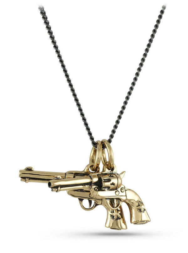 6 Shooters Necklace by Lost Apostle - Bronze Color - www.inkedshop.com