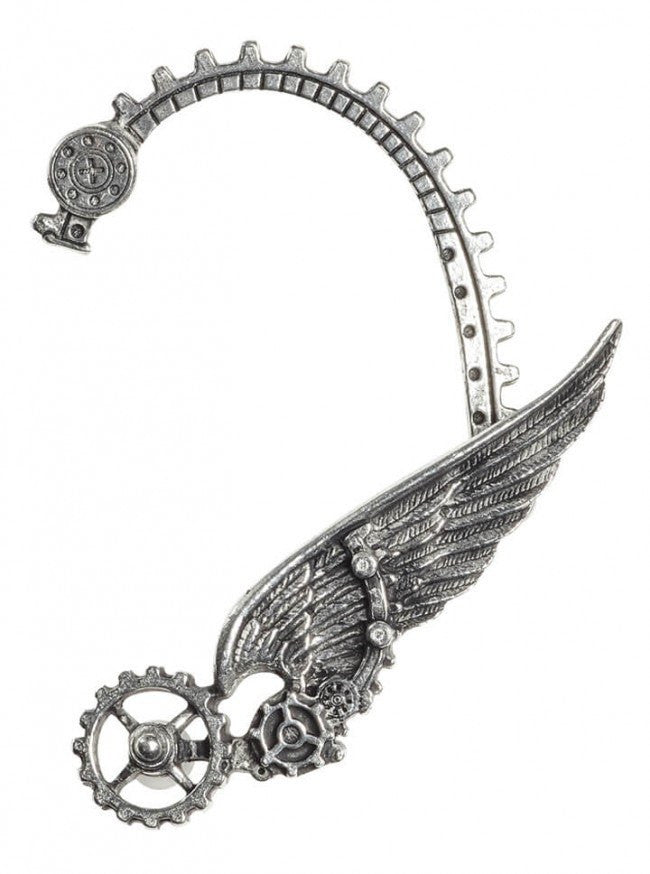 &quot;Ikarus&quot; Ear Wrap by Alchemy of England (Pewter) - www.inkedshop.com
