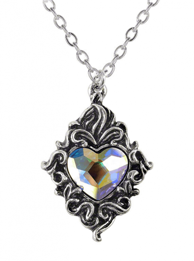 &quot;Crystal Heart&quot; Pendant by Alchemy of England - www.inkedshop.com