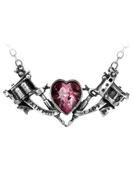 &quot;Painted Lady&quot; Necklace by Alchemy of England - InkedShop - 1