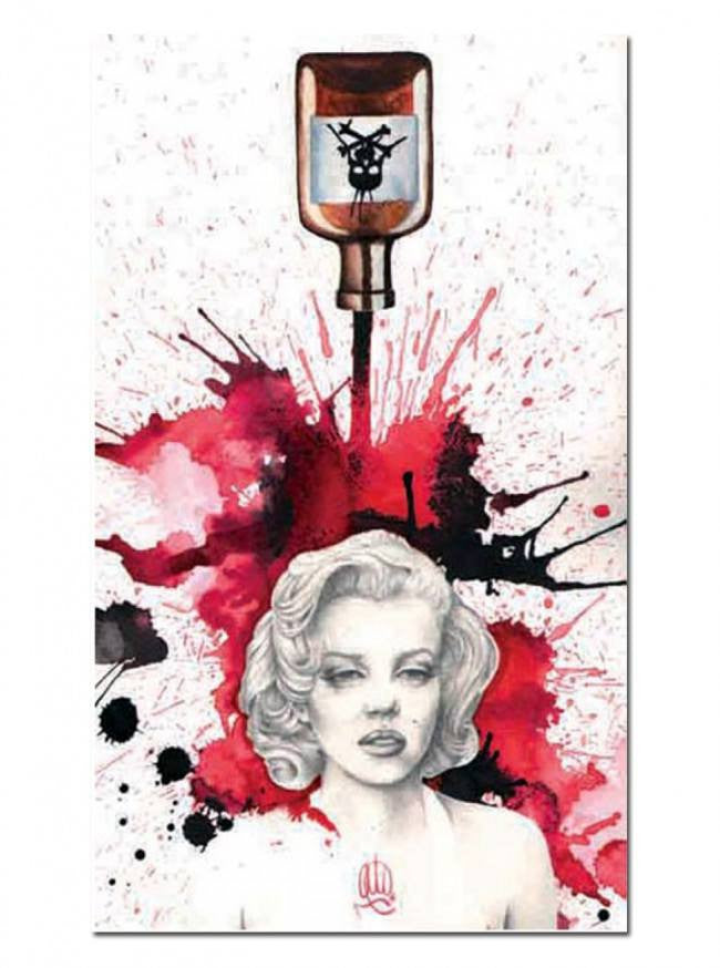 &quot;Poisoned Marilyn&quot; Art Print by Christina Ramos for Black Market Art - InkedShop - 1
