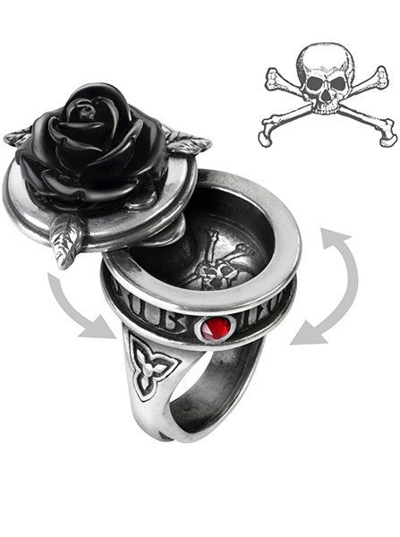 &quot;Sub Rosa Poiso&quot; Ring by Alchemy of England - www.inkedshop.com