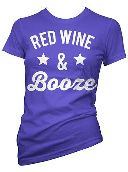 Women&#39;s &quot;Red Wine &amp; Booze&quot; Tee by Cartel Ink (More Options) - www.inkedshop.com