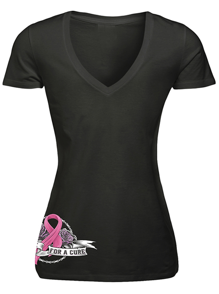 Women&#39;s &quot;Ride For A Cure&quot; Tee by Lethal Angel (Black) - www.inkedshop.com