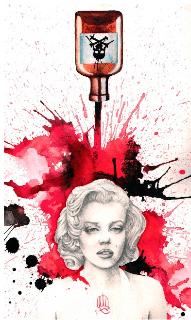 Poisoned Marilyn by Christina Ramos - InkedShop - 2