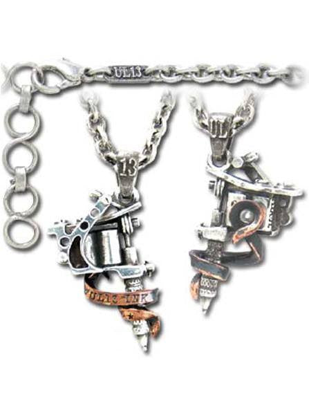 &quot;Tattoo Machine&quot; Necklace by Alchemy of England - InkedShop - 1