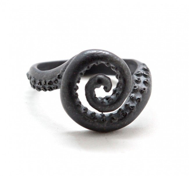 Octopus Tentacle Twirl Ring by Blue Bayer Design - InkedShop - 2