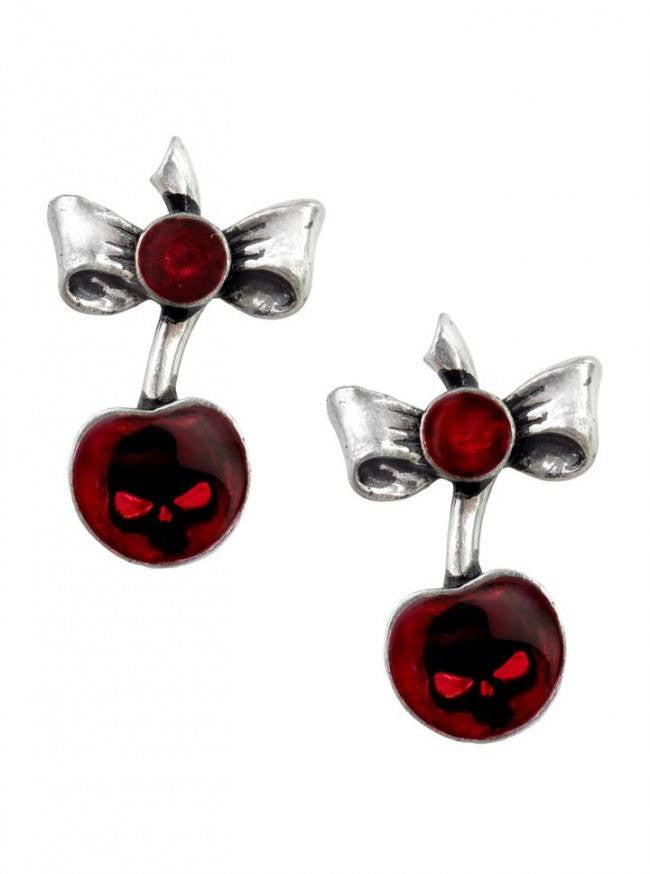 &quot;Black Cherry&quot; Earrings by Alchemy of England - www.inkedshop.com