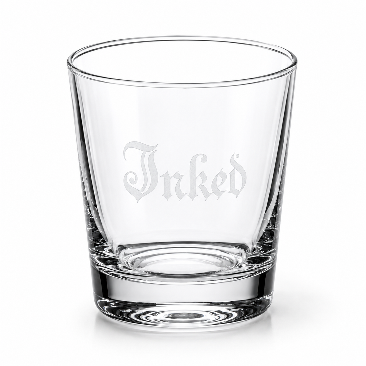 Inked Logo Whiskey Glass