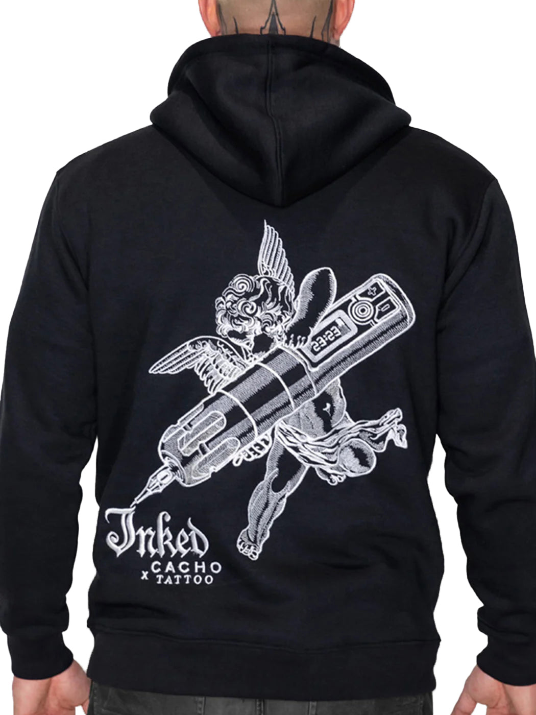 Inked X Cacho “Guardian of Ink” - Embroidered Hoodie