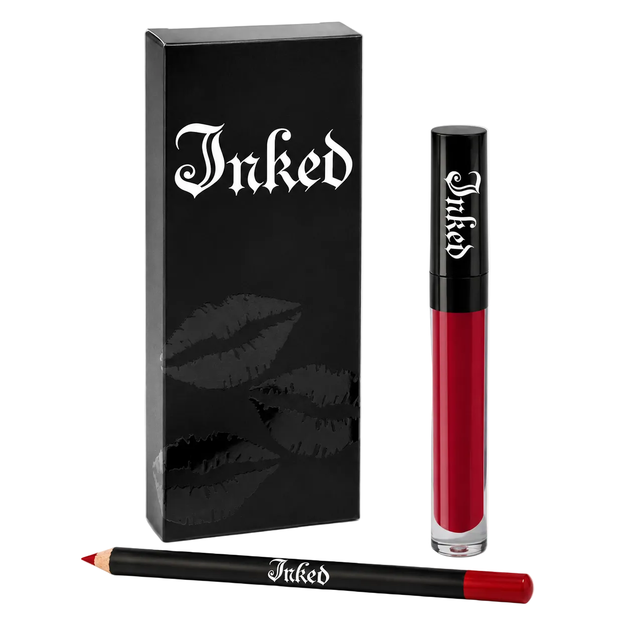 INKED Cosmetics: Valentine Lipstick and Liner Set
