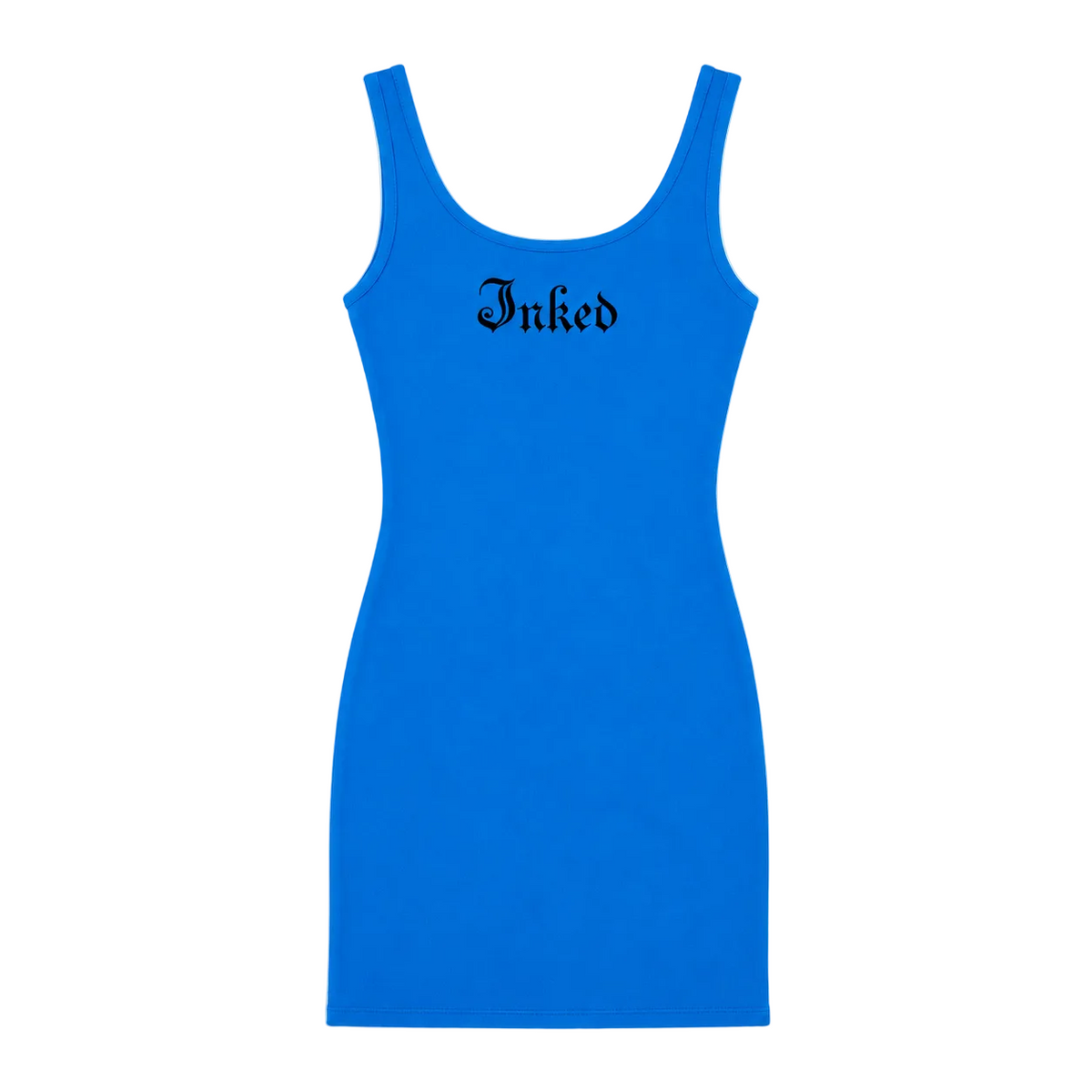 Women's Inked Dress-Blue