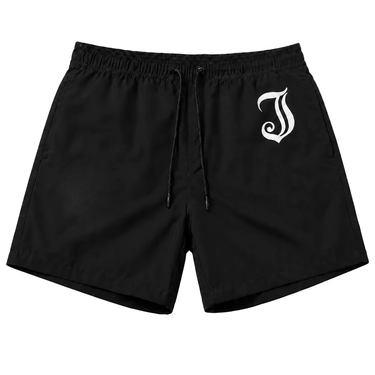 Men's Inked Swim Trunks-Black