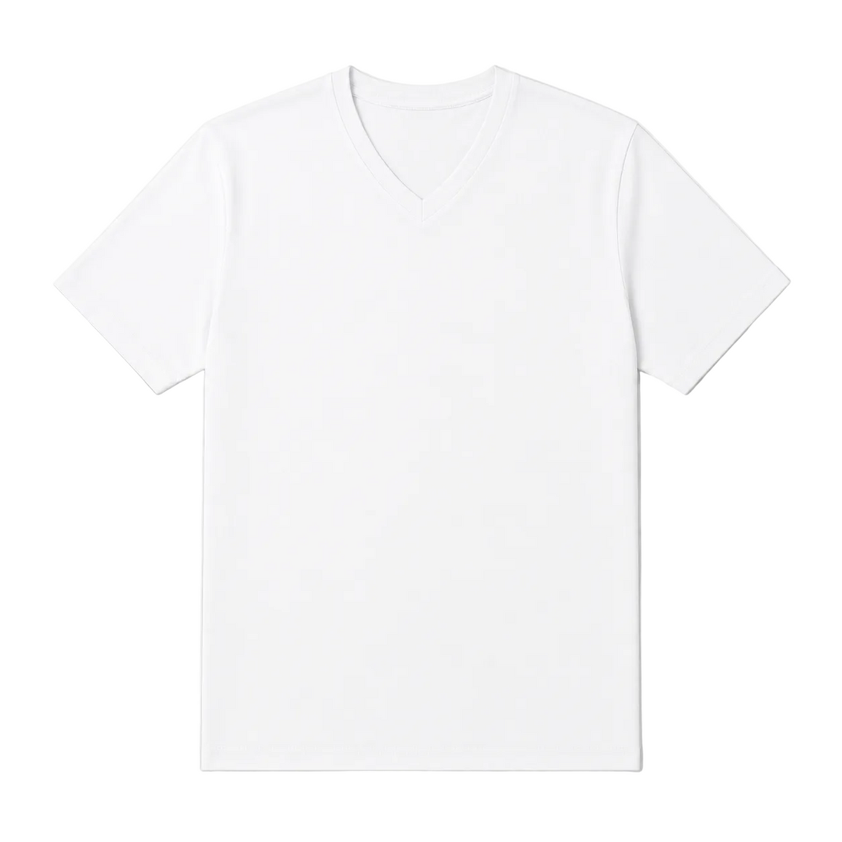 Men's Inked Mag Logo V-Neck Tee - White