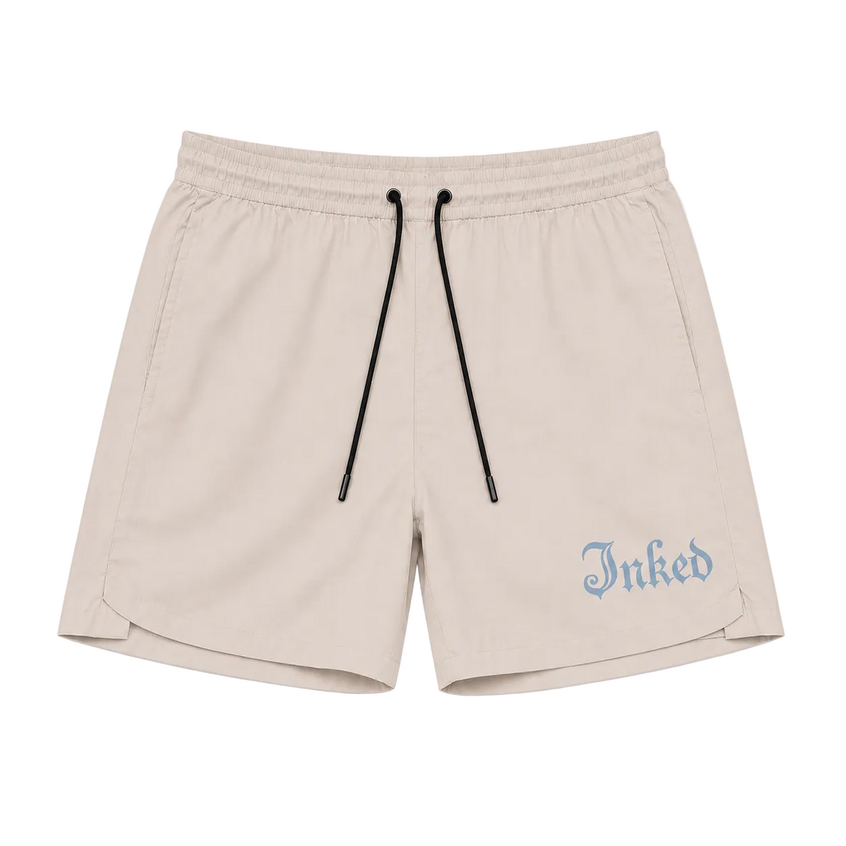 Men's Inked Gym Shorts -Sand