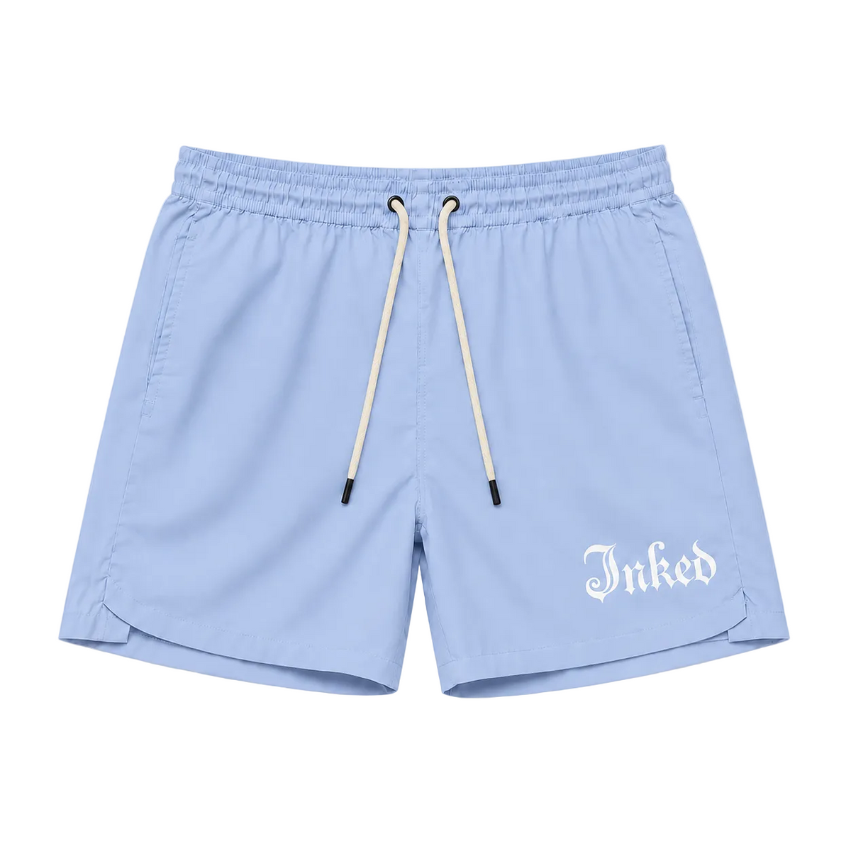 Men's Inked Gym Shorts -Blue Violet