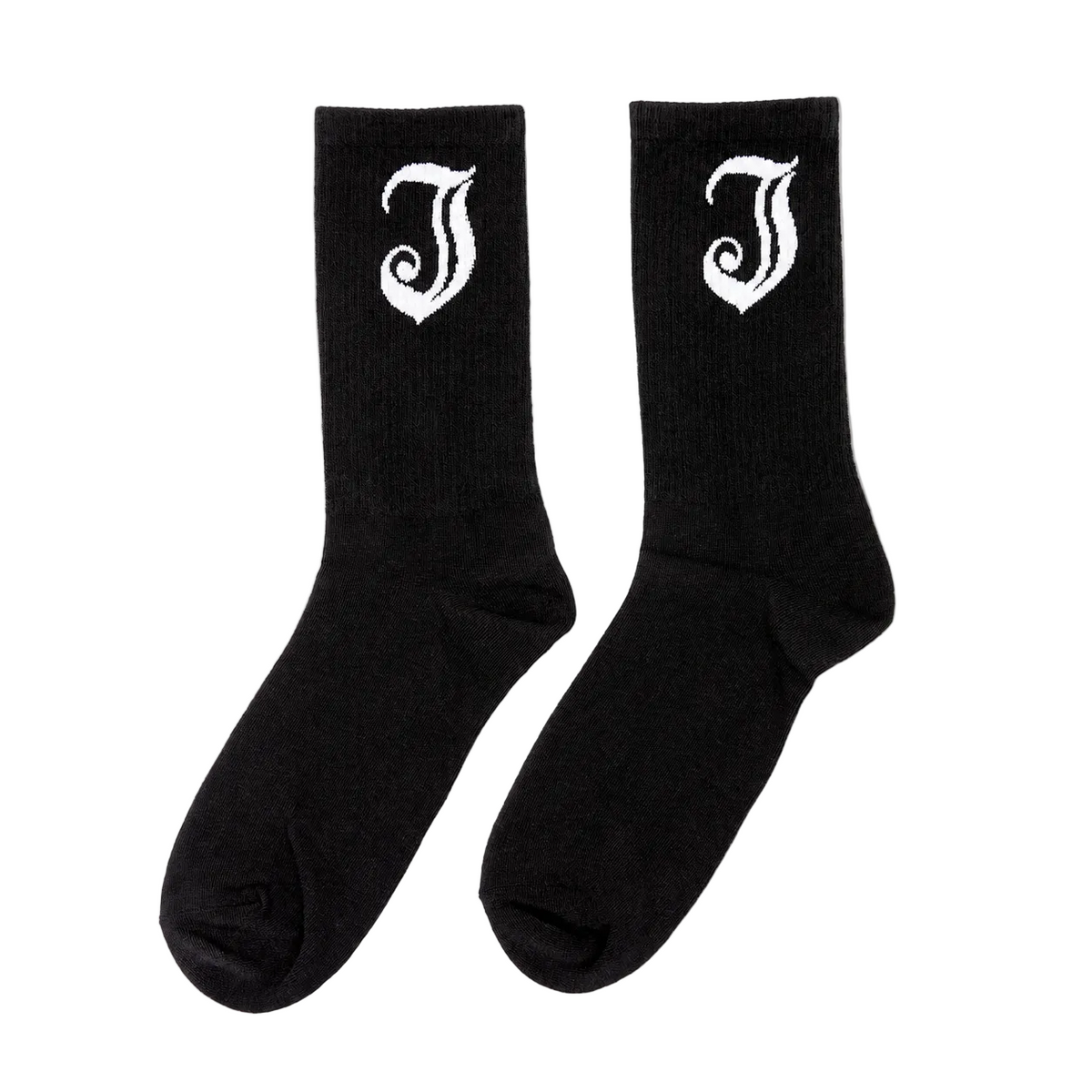 Inked Icon Logo Socks - Black / White