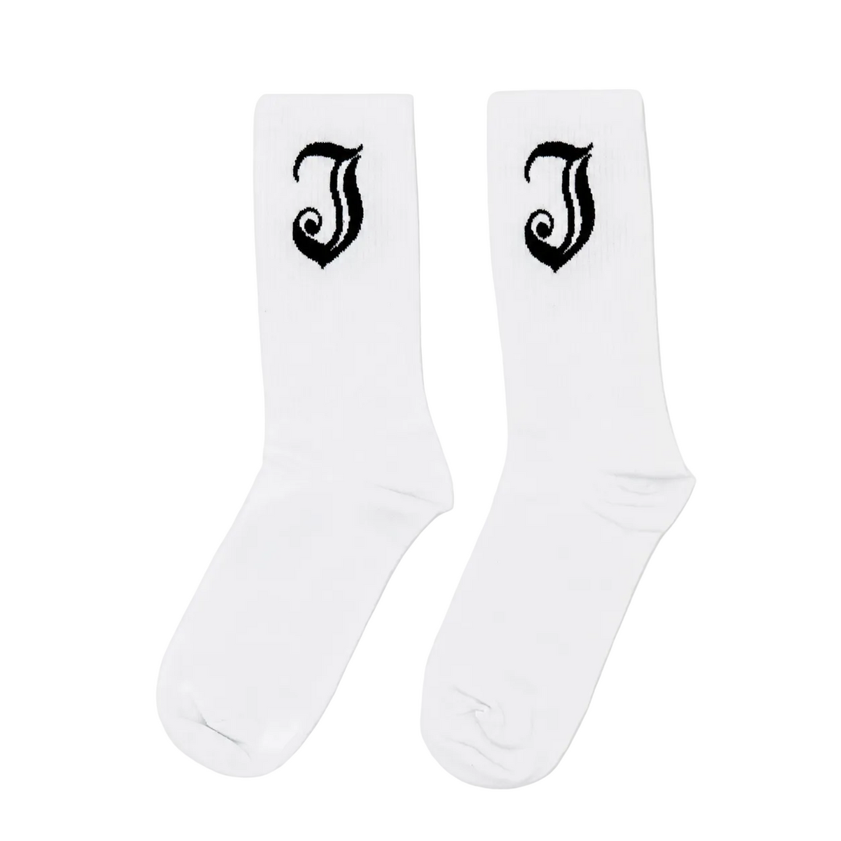 Inked Icon Logo Socks - White / Black