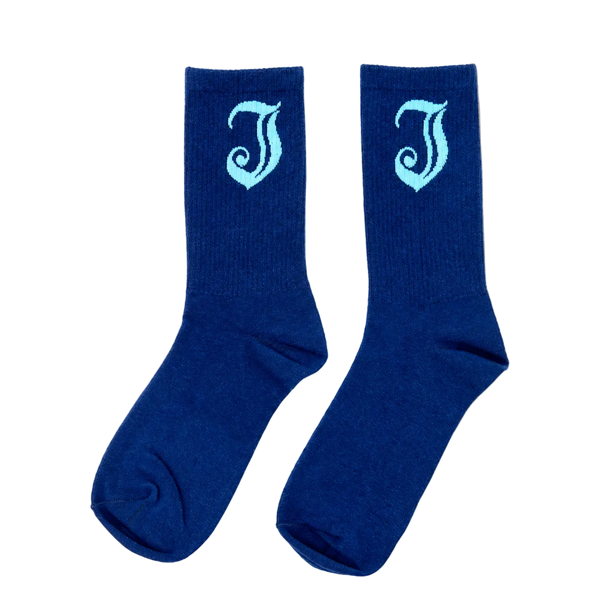 Inked Icon Logo Socks - Blue