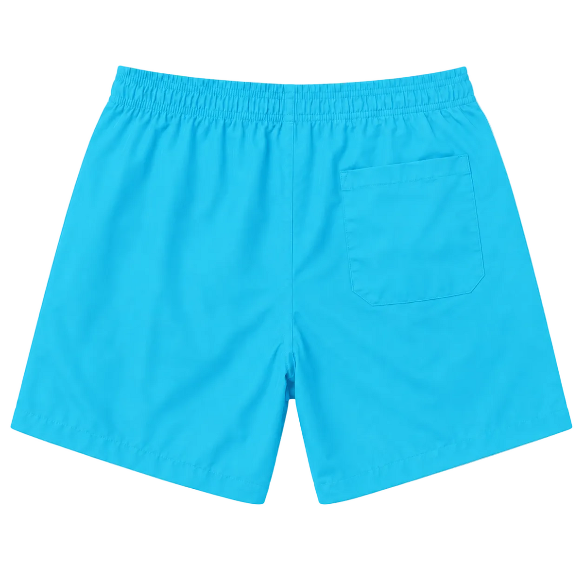 Men's Inked Swim Trunks-Aqua