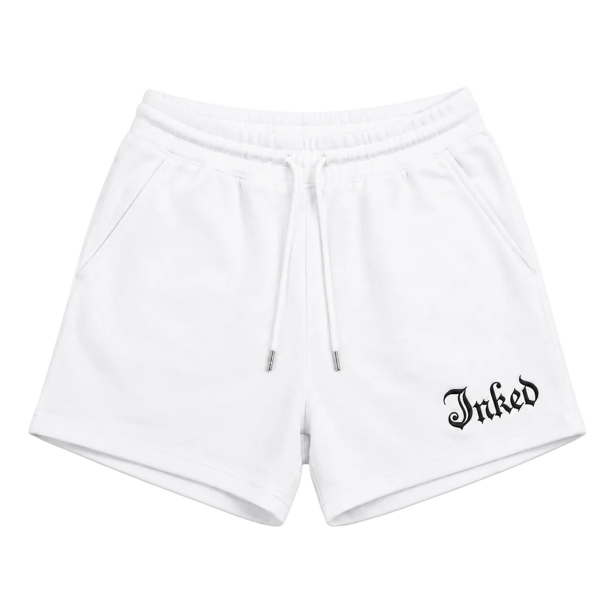 Women's Inked Logo Sweat Shorts - White