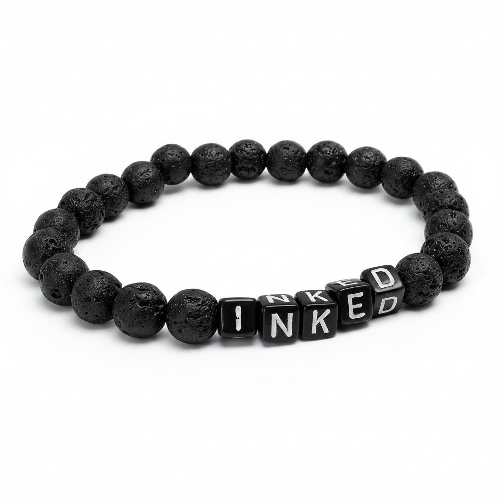 Unisex Inked Lava Bracelet