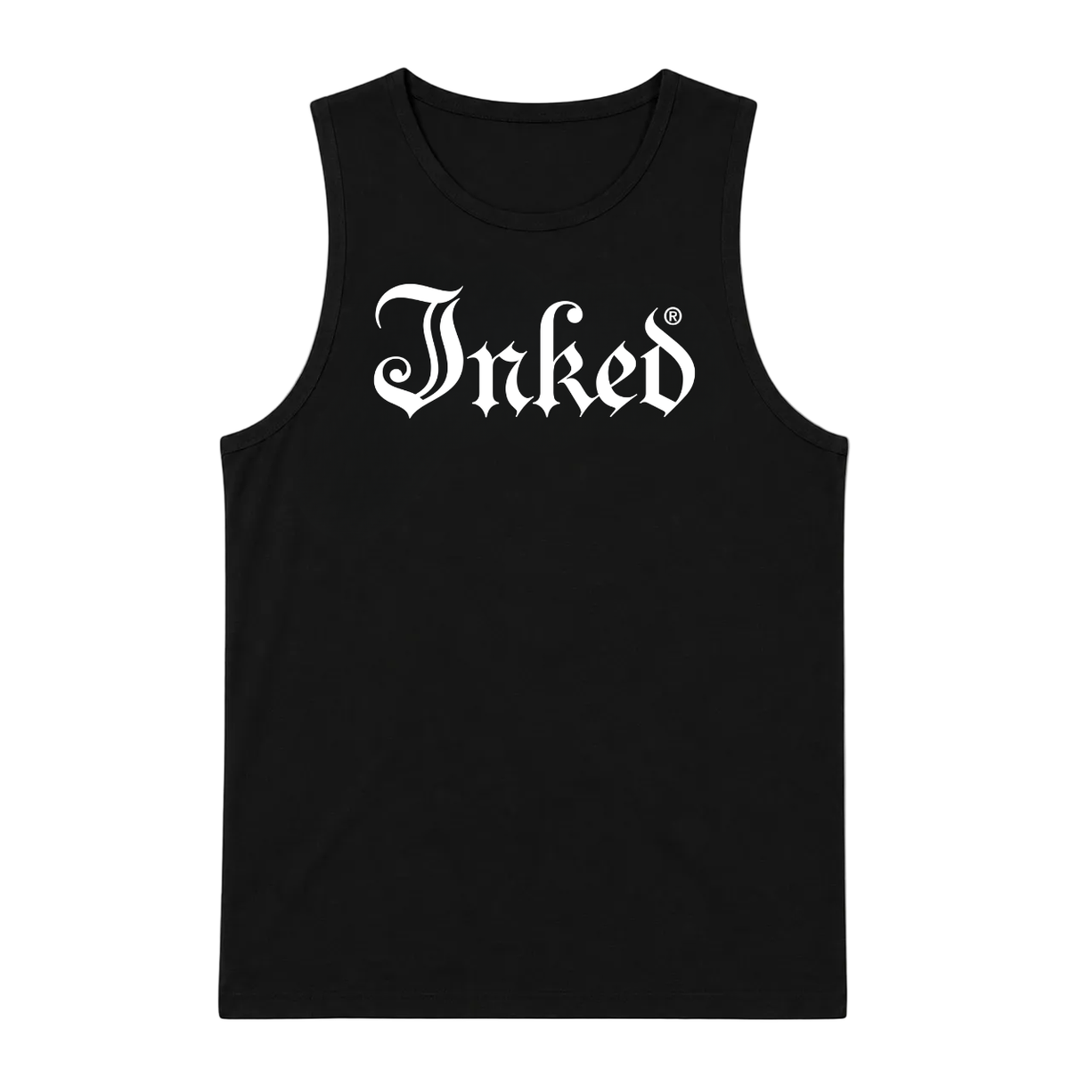 Inked Logo Tank - Black