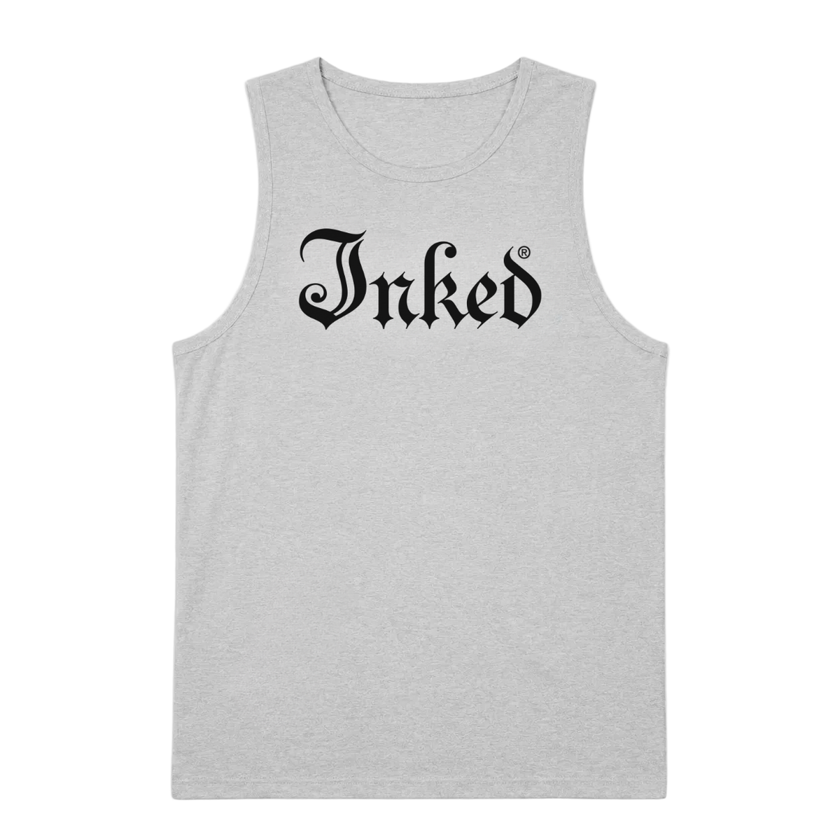 Inked Logo Tank - Grey