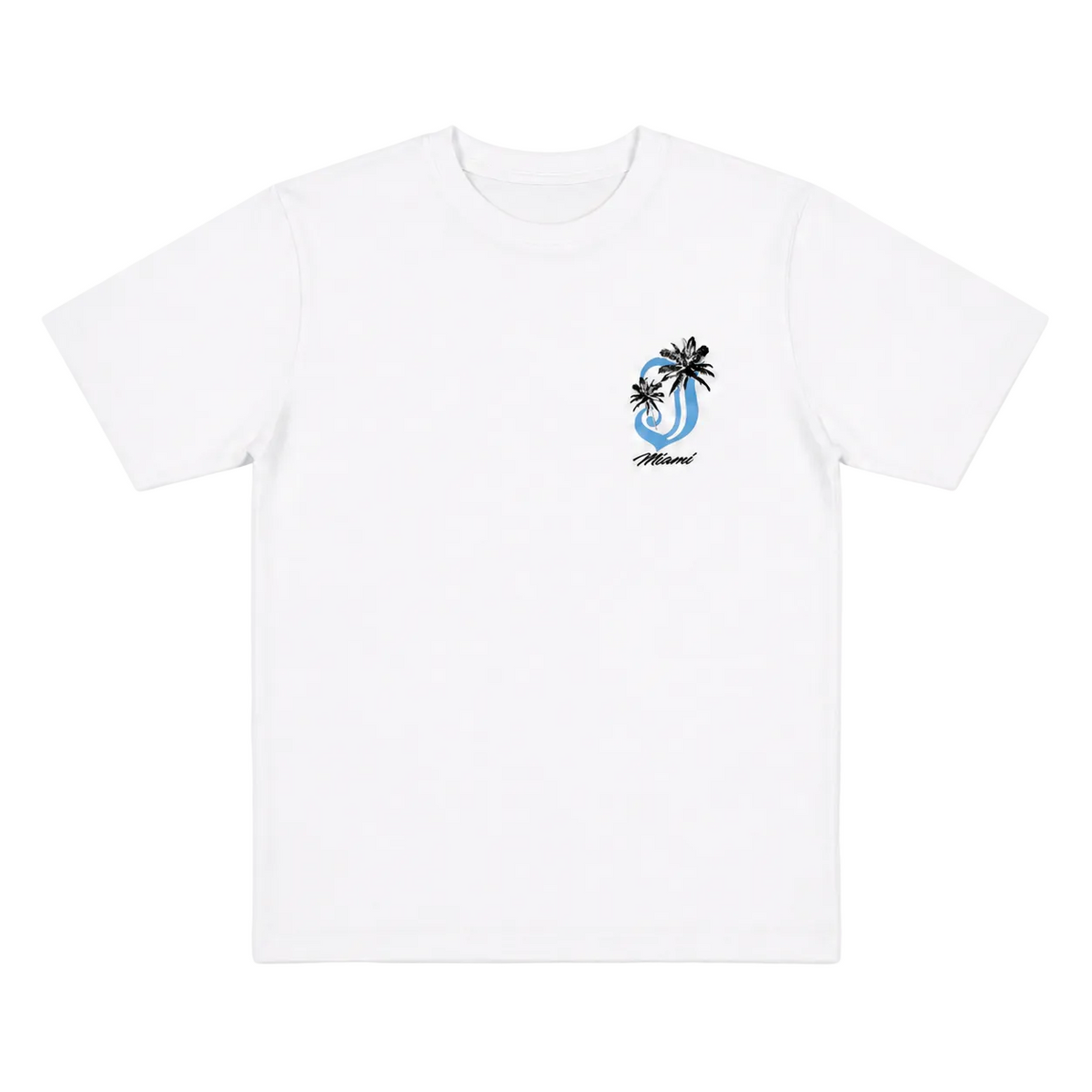 Inked Miami Palm Tee - White