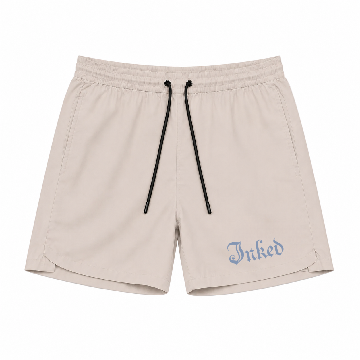 Men's Inked Gym Shorts -Sand
