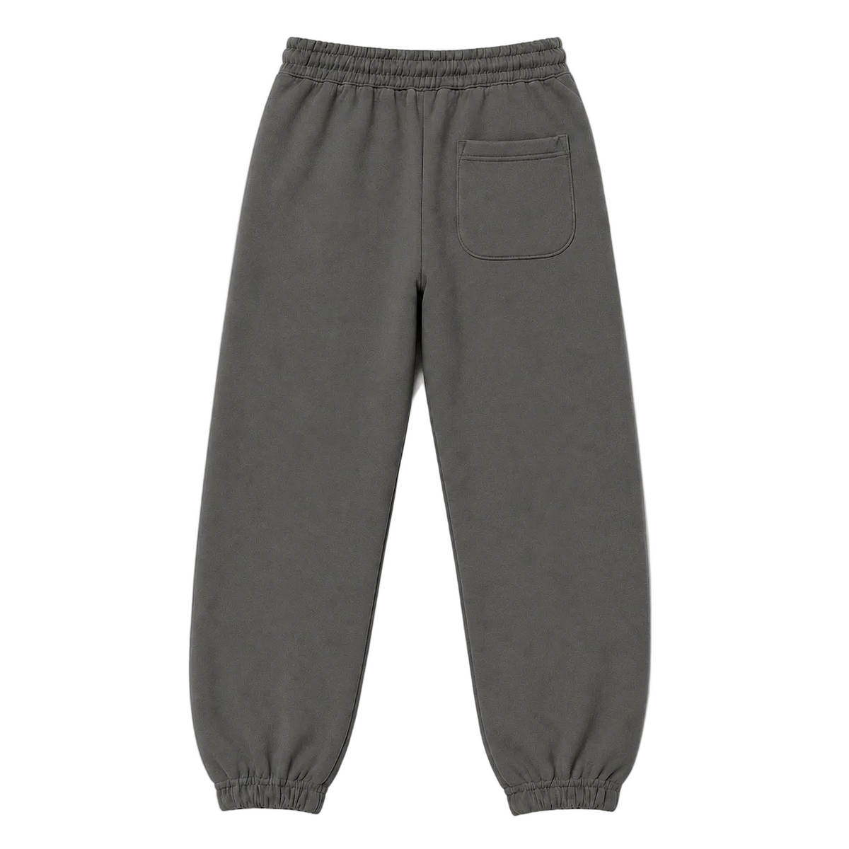 Men's Inked Logo Embroidered Joggers- Grey