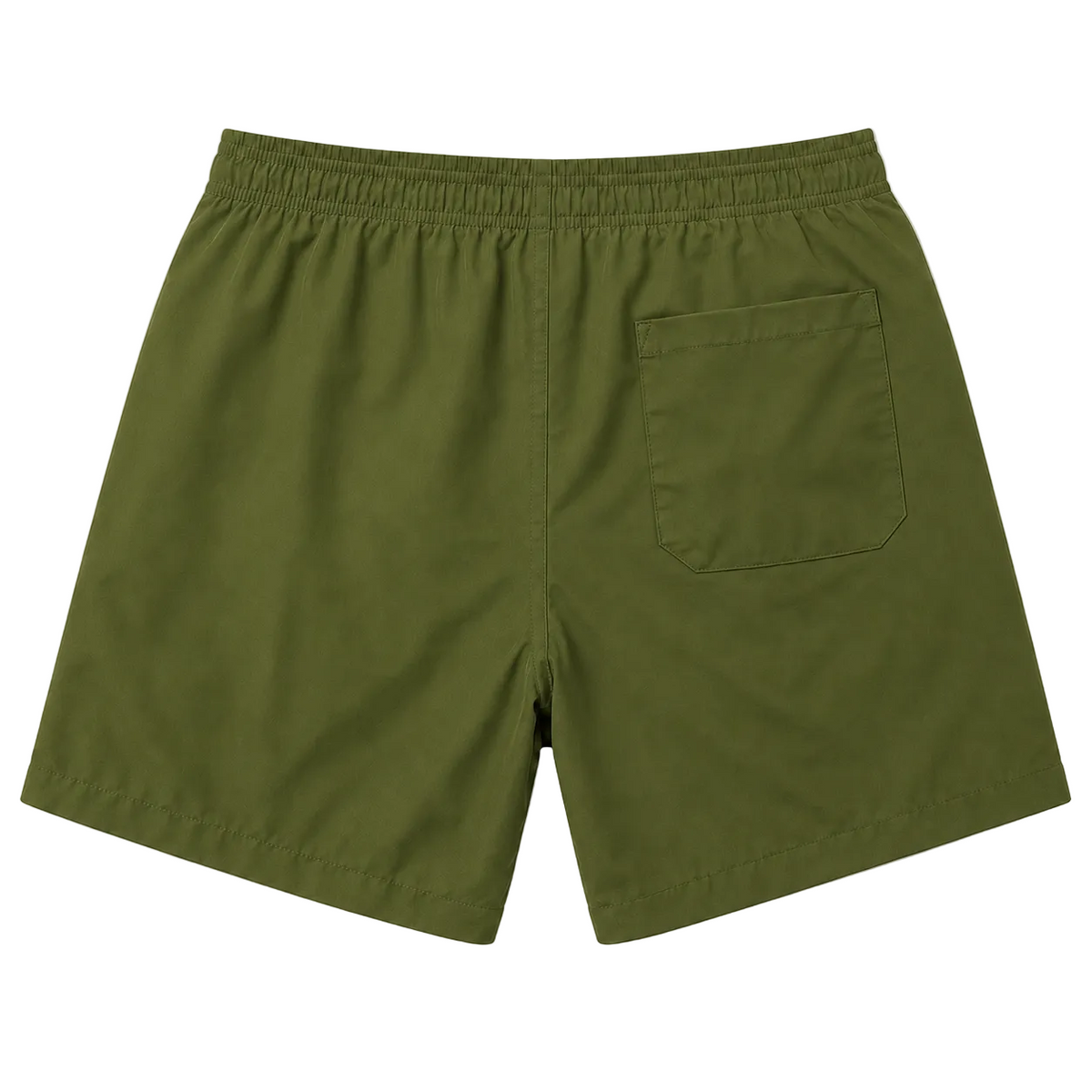 Men's Inked Swim Trunks-Olive