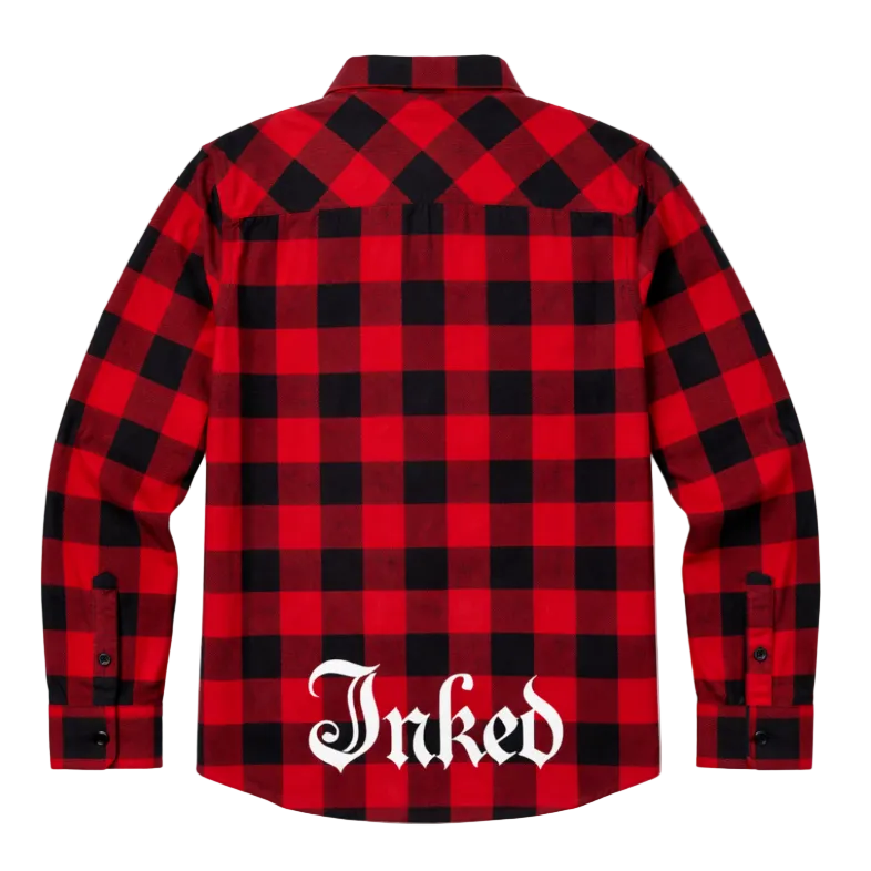 Men's Inked Logo Flannel Shirt