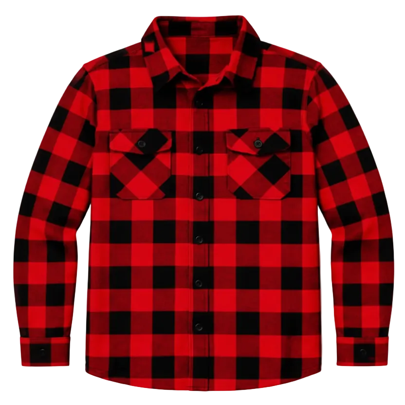 Men's Inked Logo Flannel Shirt