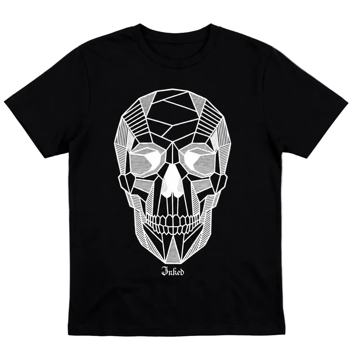 Unisex Geometric Skull Tee