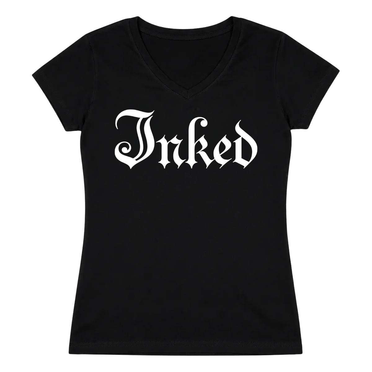 Women's Inked Logo V-Neck Tee