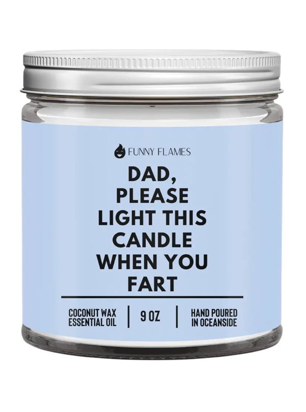 Dad, Please Light This When You Fart Candle