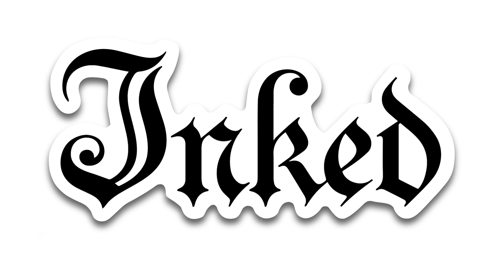 Inked Logo Sticker